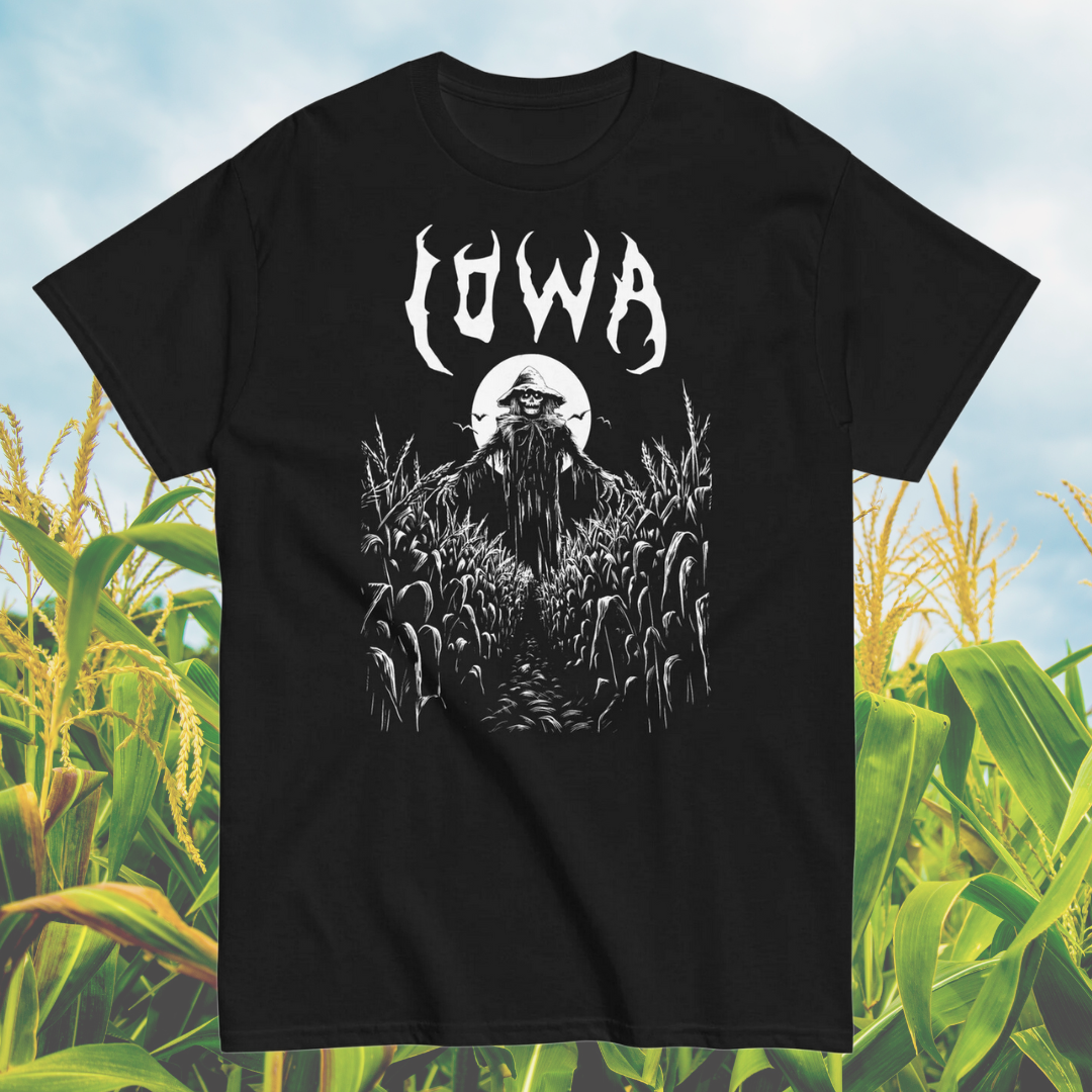 Iowa Death Metal Black Short Sleeve T-Shirt