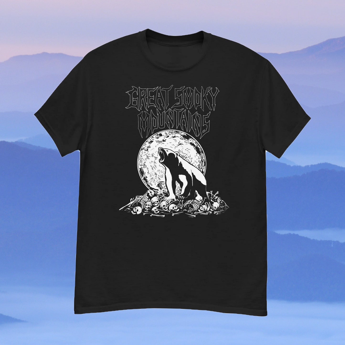Great Smoky Mountains National Park Death Metal T-Shirt