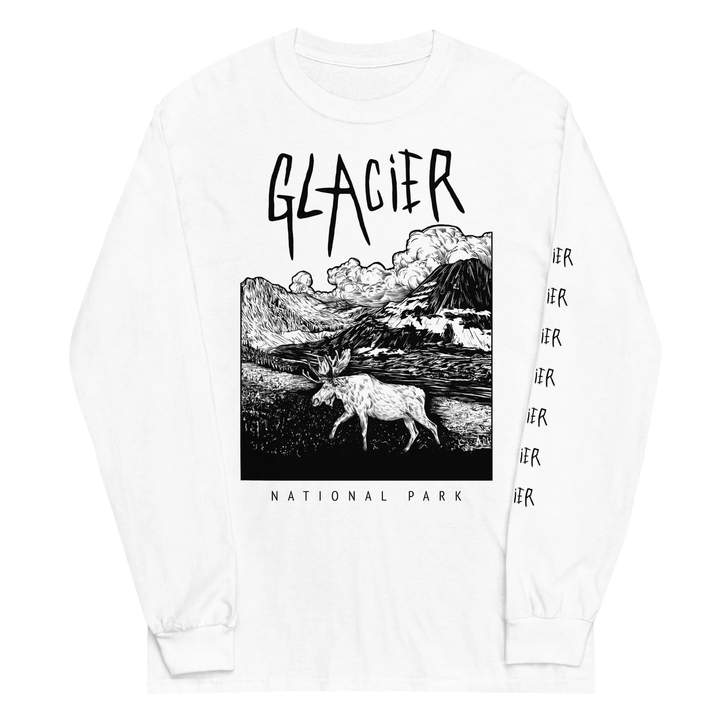 Glacier National Park Death Metal T-Shirt