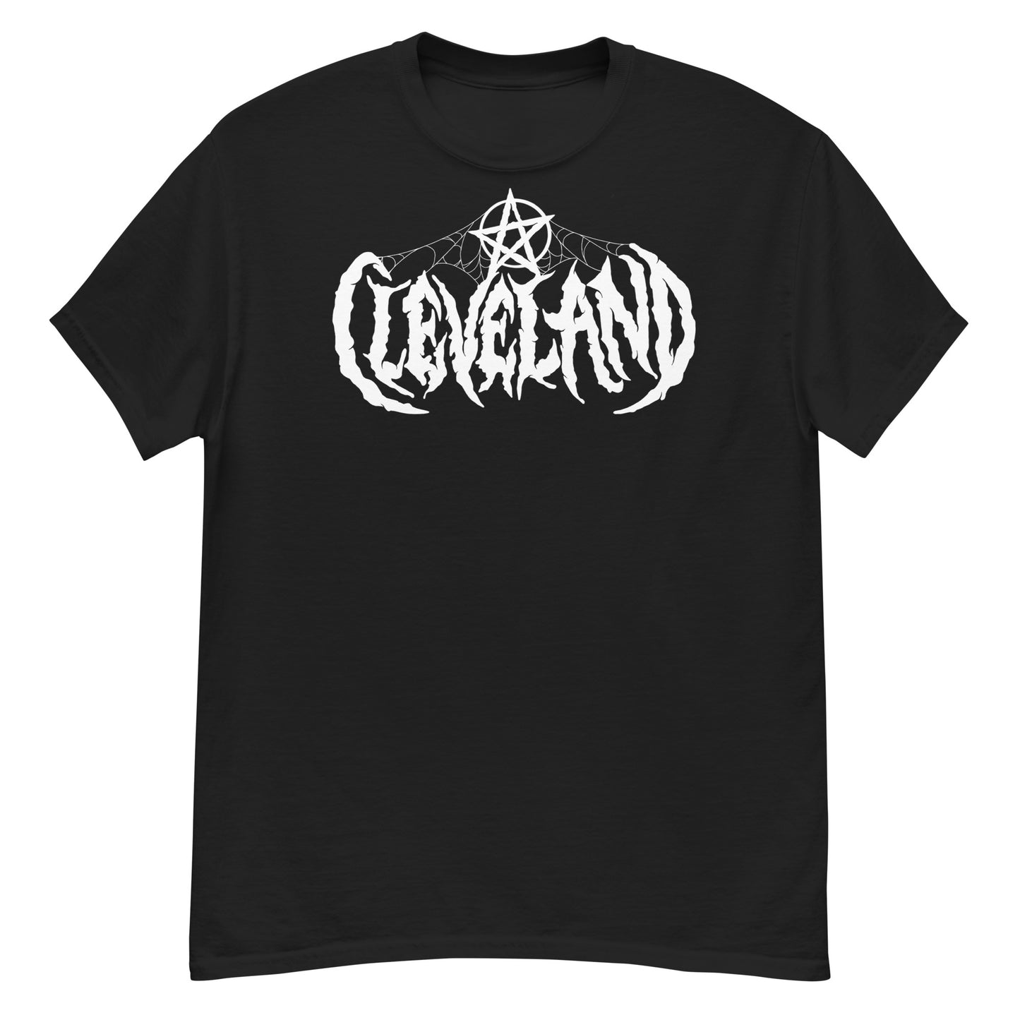 Cleveland, Ohio Short Sleeve Black Death Metal T-Shirt