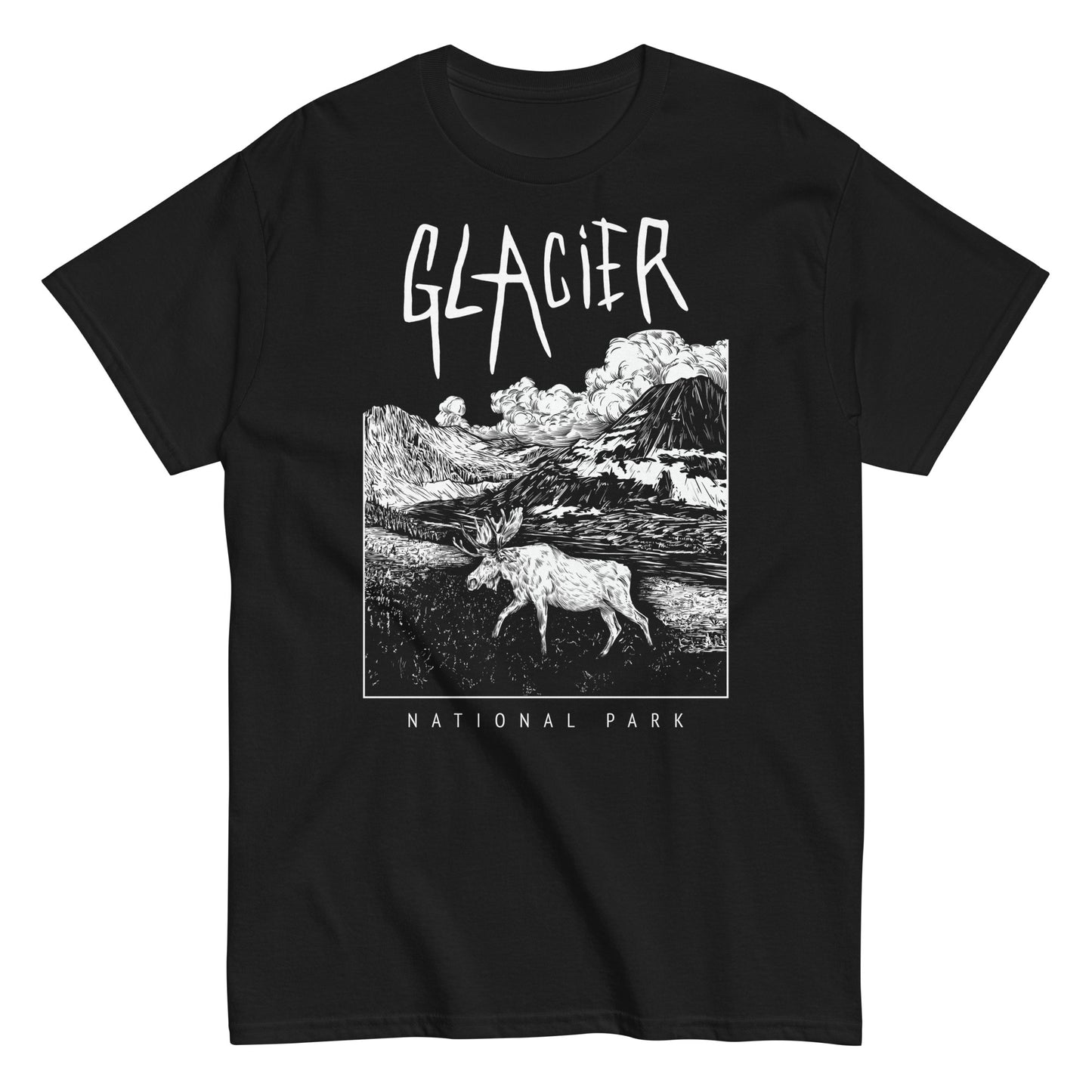 Glacier National Park Death Metal T-Shirt
