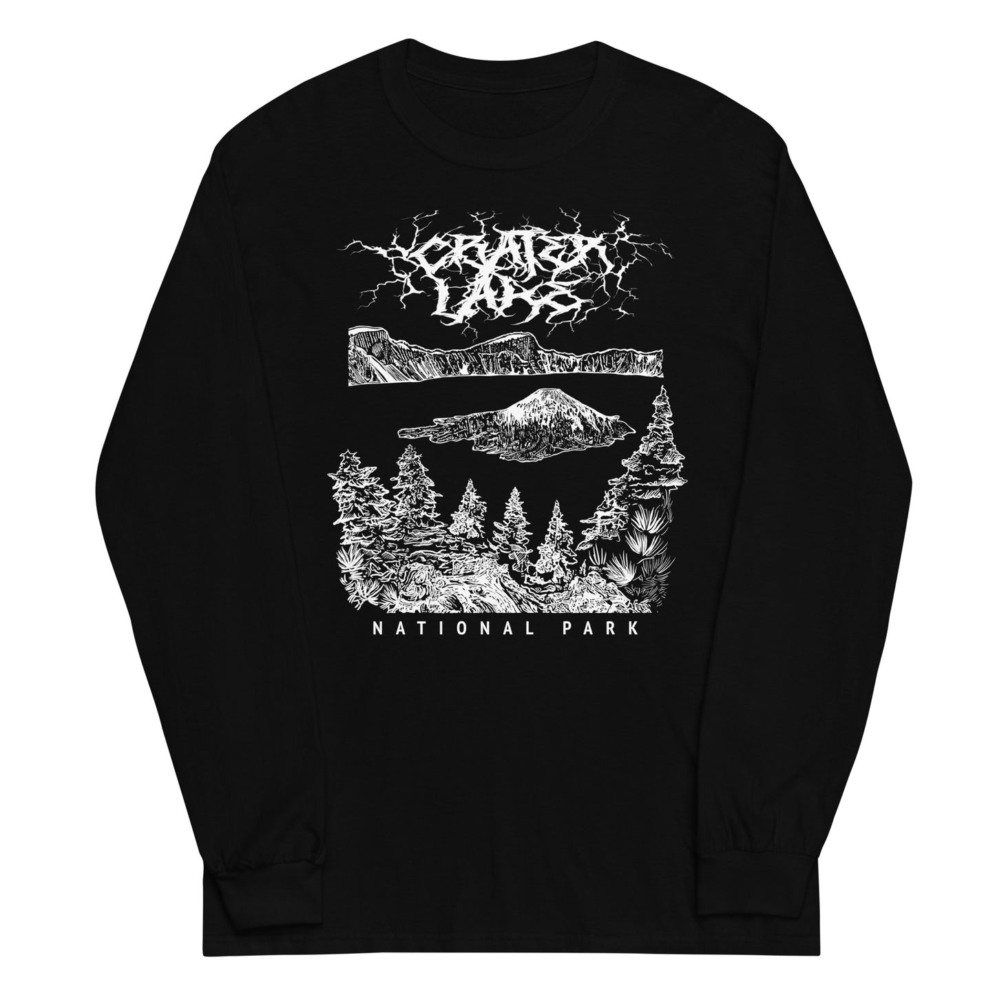 Crater Lake National Park Death Metal T-Shirt