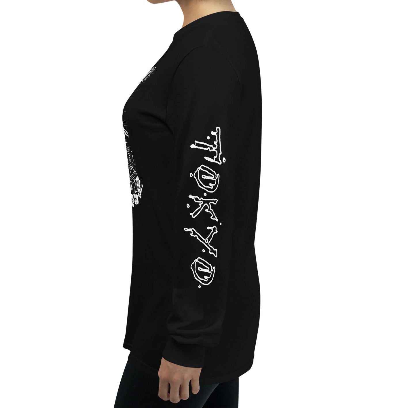 Tokyo, Japan Death Metal Black Long Sleeve T-Shirt