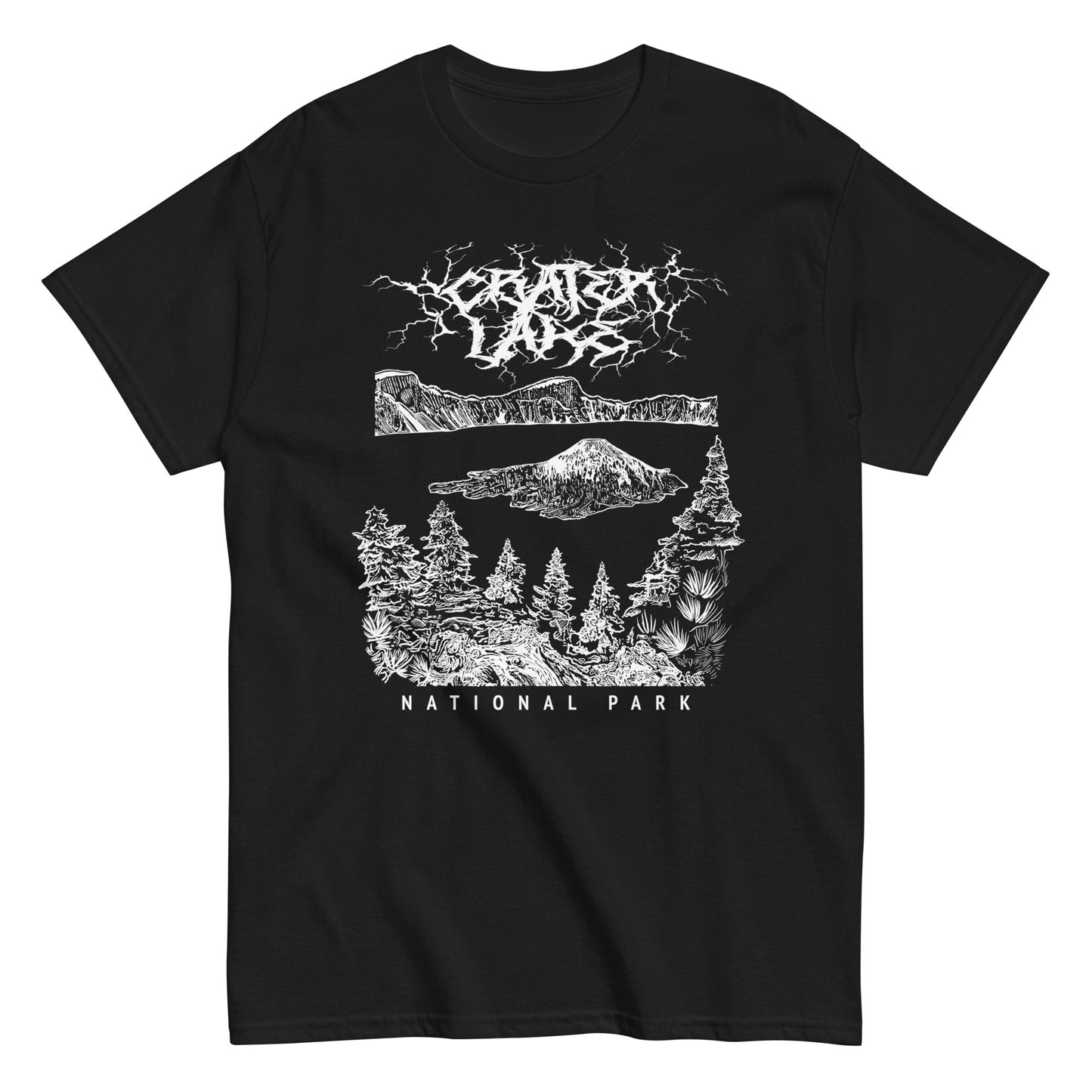 Crater Lake National Park Death Metal T-Shirt