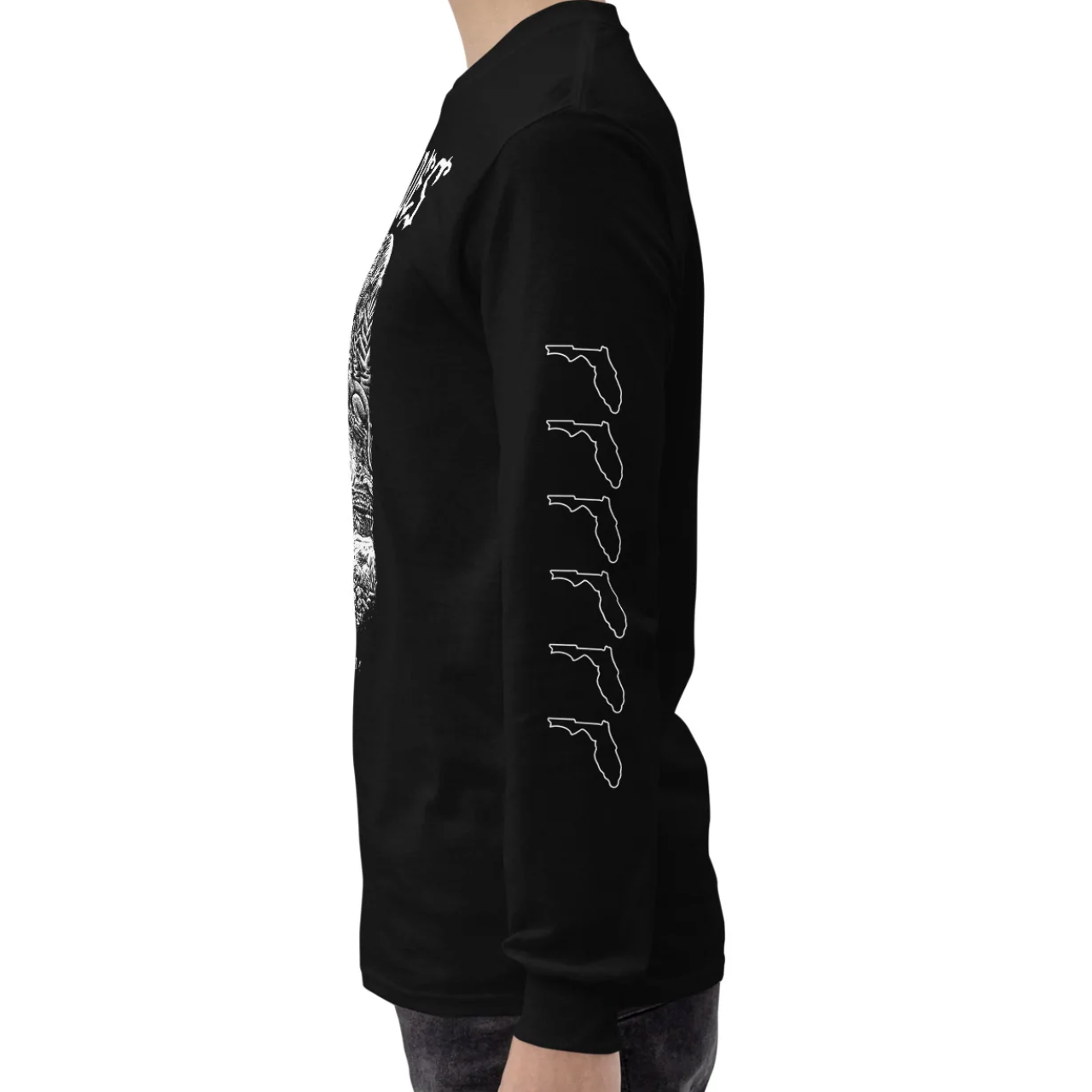 Everglades National Park Long Sleeve Death Metal T-Shirt