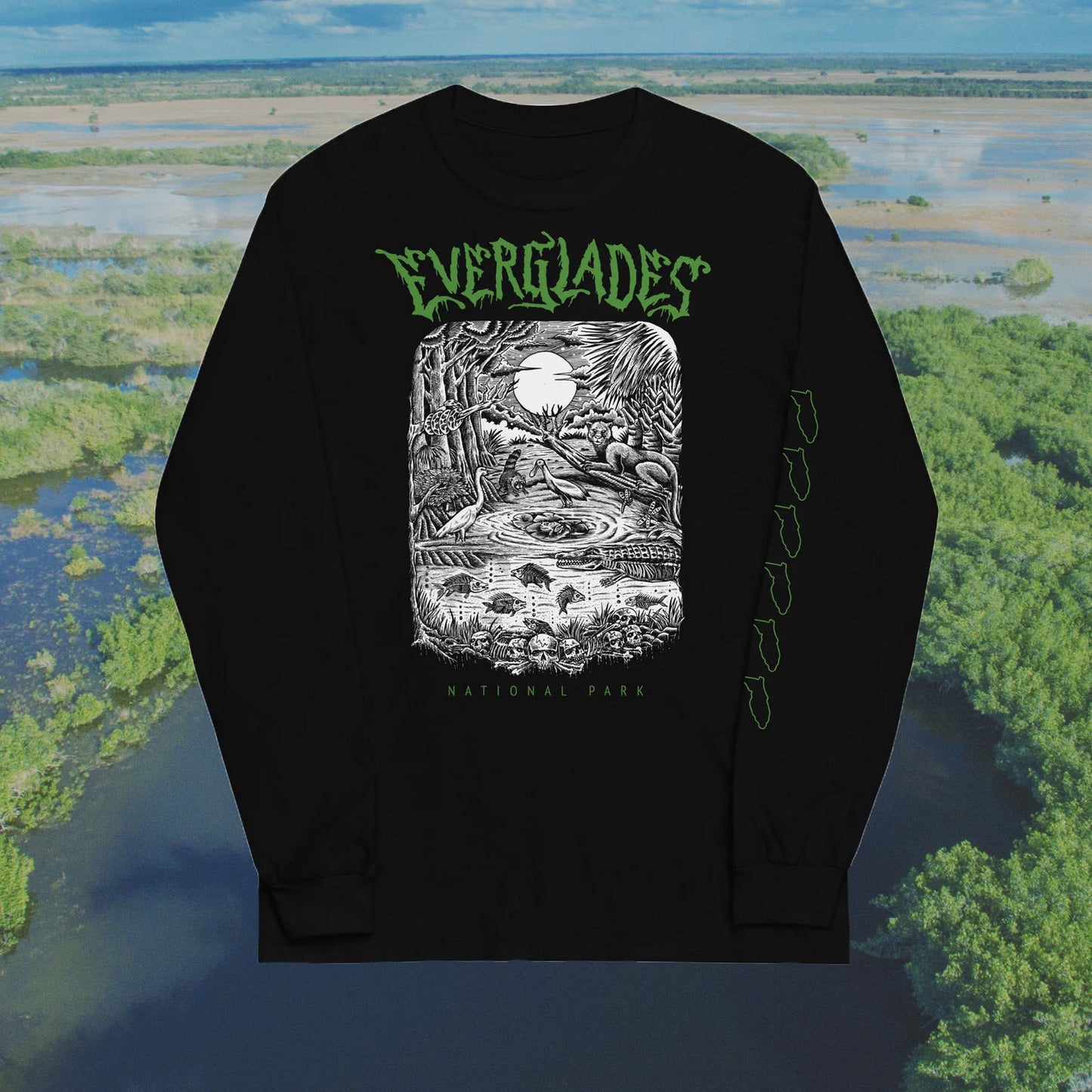 Everglades National Park Special Edition Death Metal T-Shirt