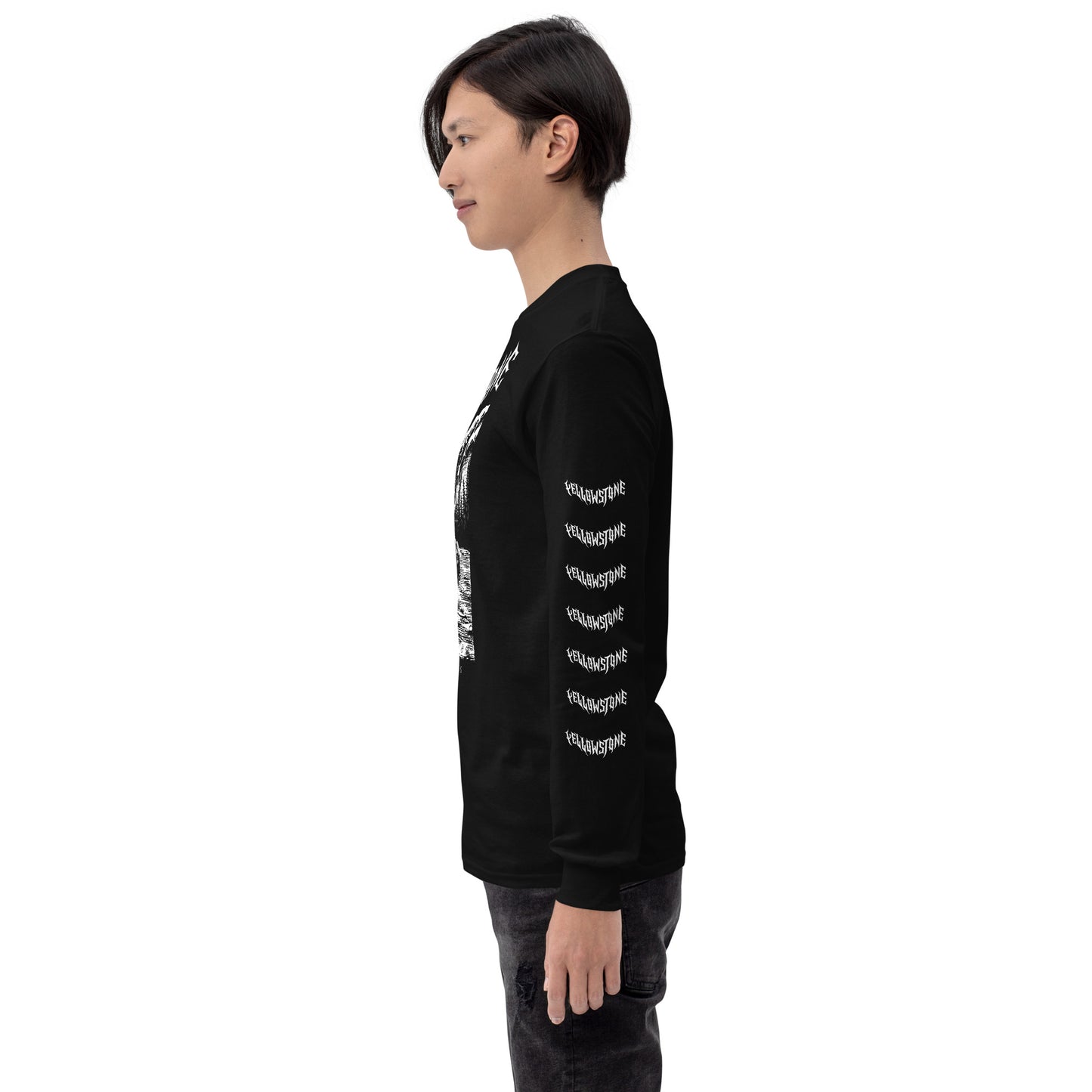 Yellowstone National Park Black Long Sleeve T-shirt