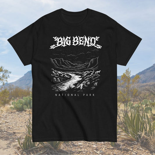 Big Bend National Park Death Metal Black Short Sleeve T-Shirt
