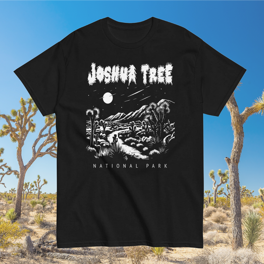 Joshua Tree National Park Death Metal Black Short Sleeve T-Shirt