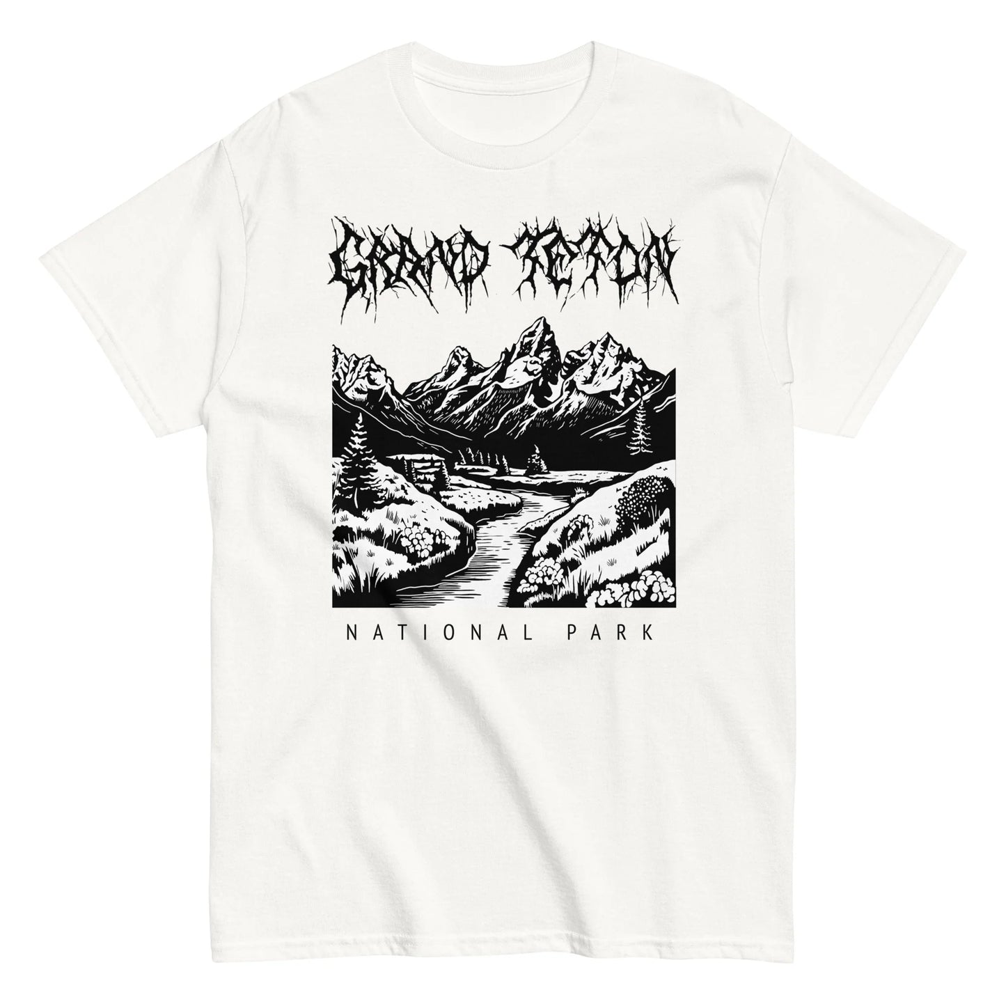 Grand Teton National Park Death Metal T-Shirt