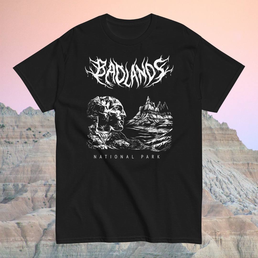 Badlands National Park Death Metal T-Shirt