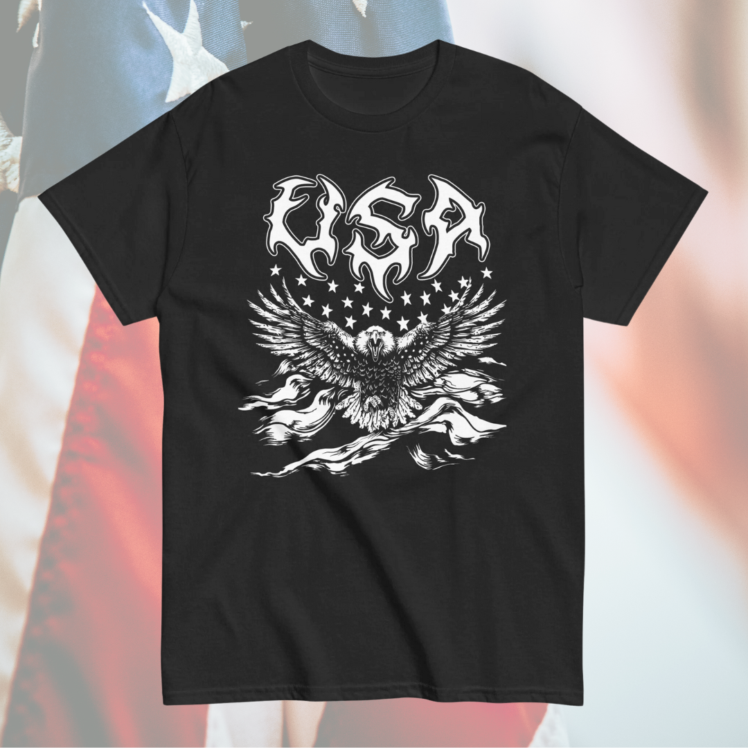 United States of America USA Death Metal T-Shirt