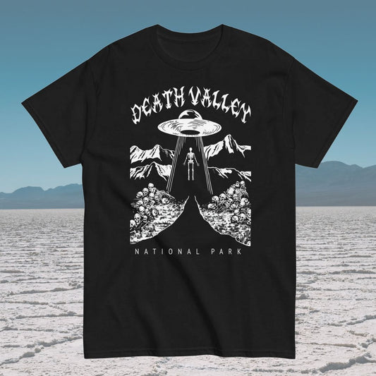 Death Valley National Park Death Metal Style Black T-Shirt