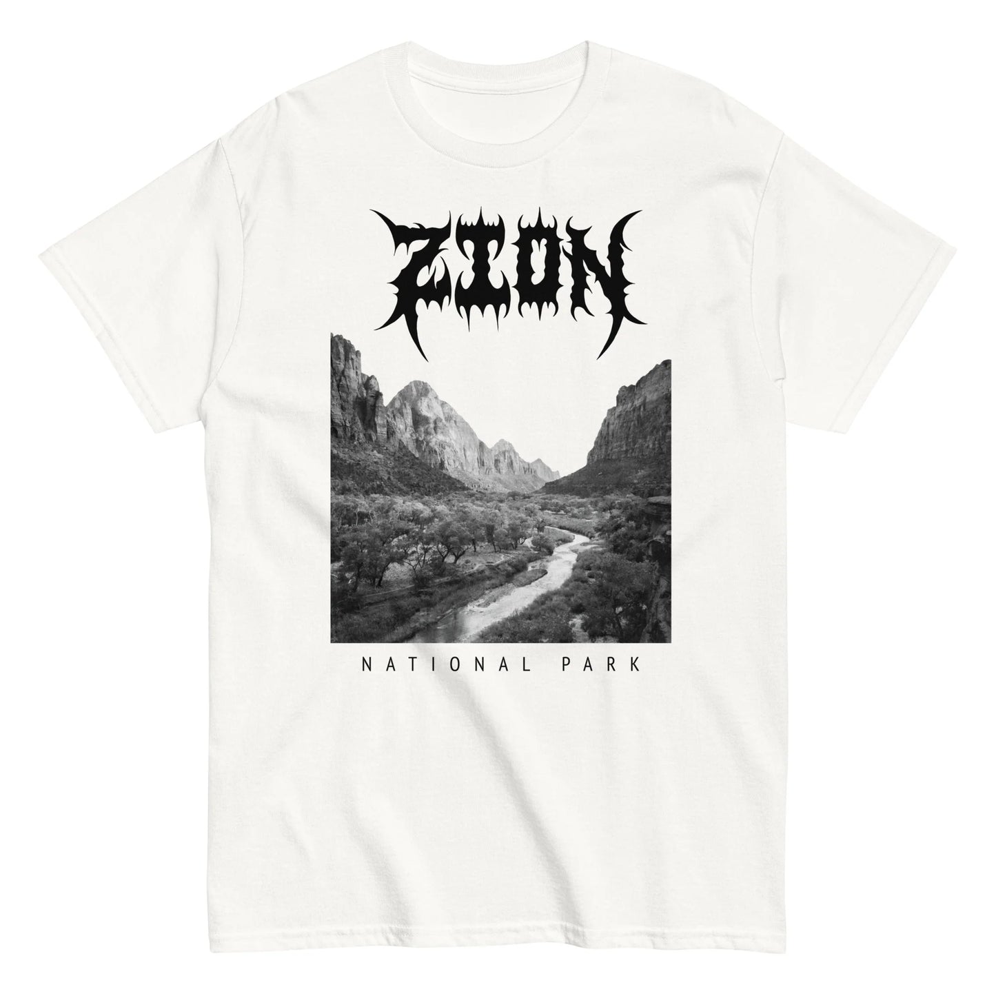 Zion National Park Death Metal Black T-Shirt