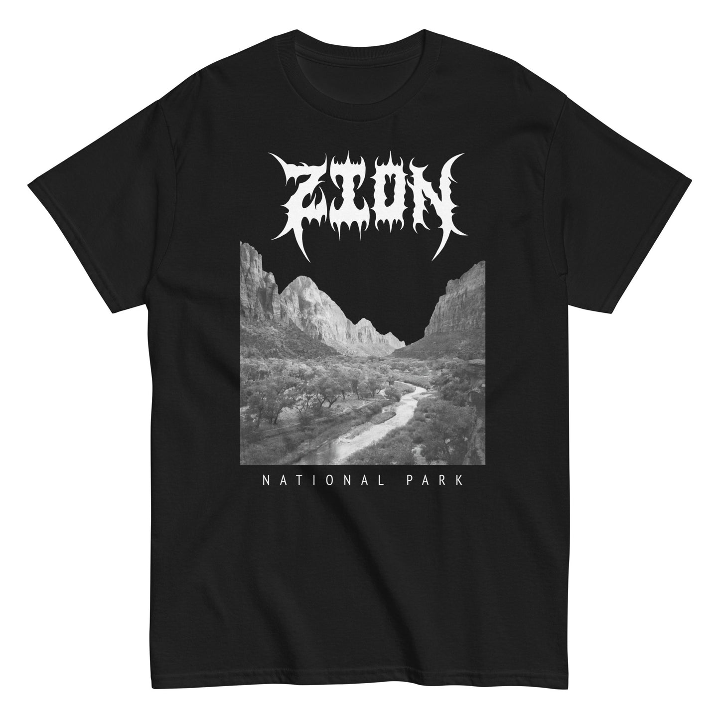 Zion National Park Death Metal Black T-Shirt