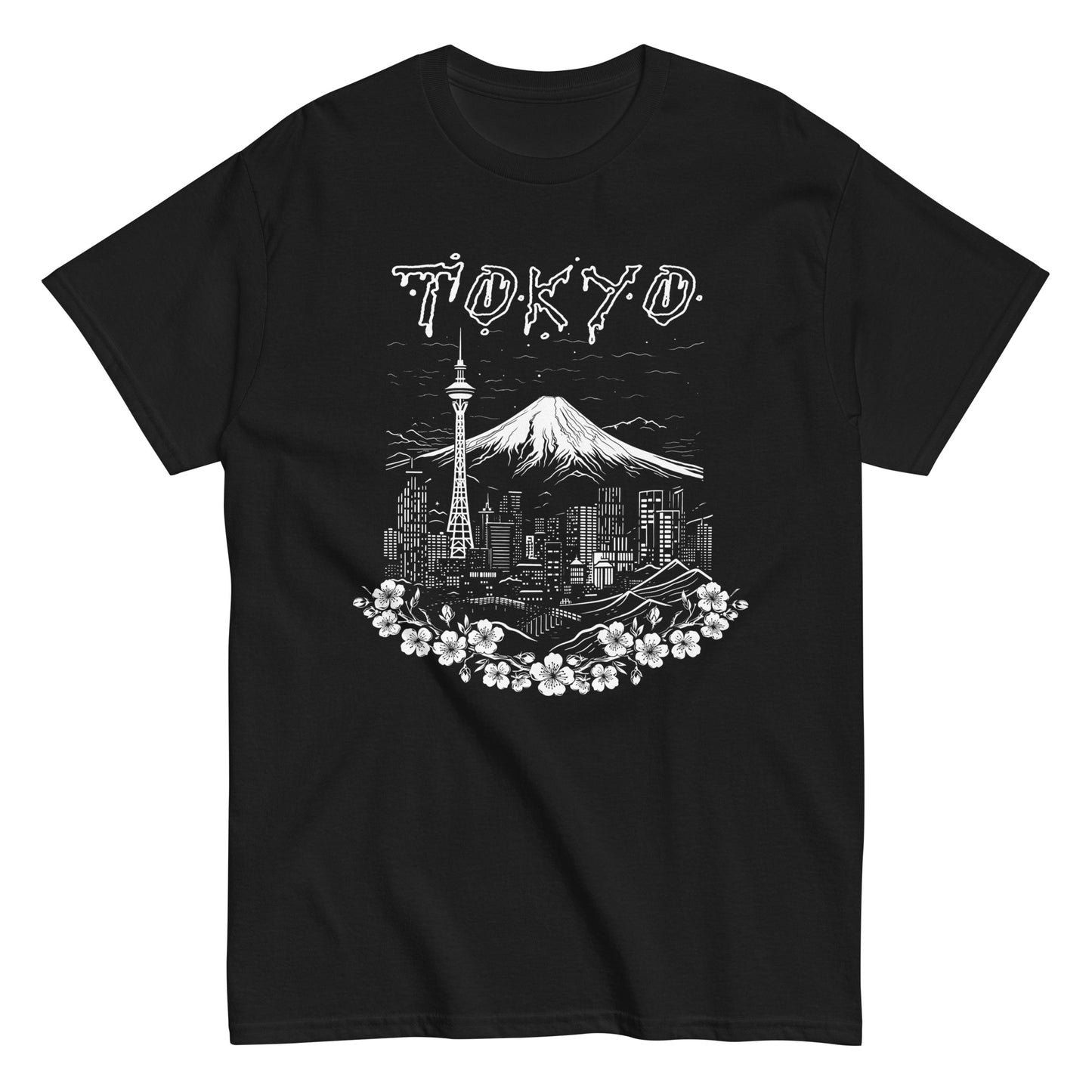 Tokyo, Japan Death Metal Black Short Sleeve T-Shirt