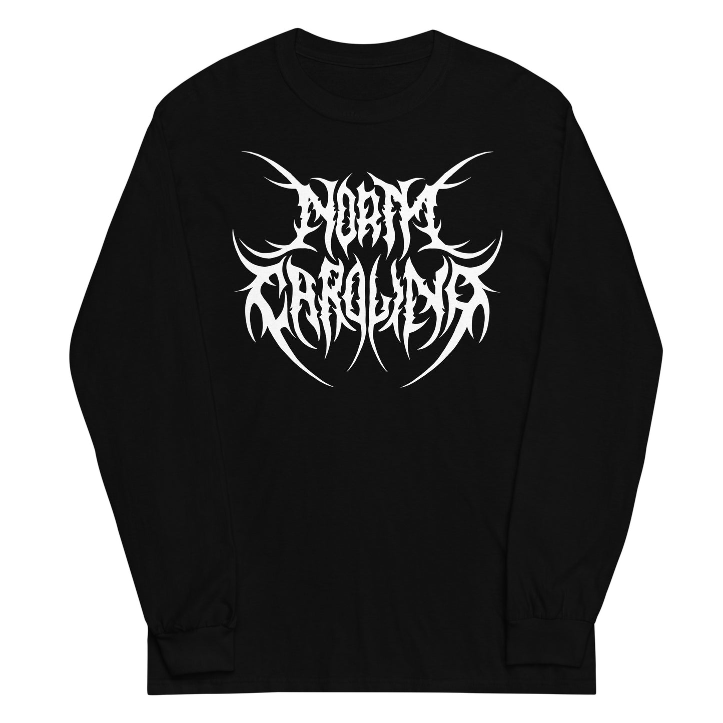 North Carolina Death Metal Long Sleeve Black T-Shirt