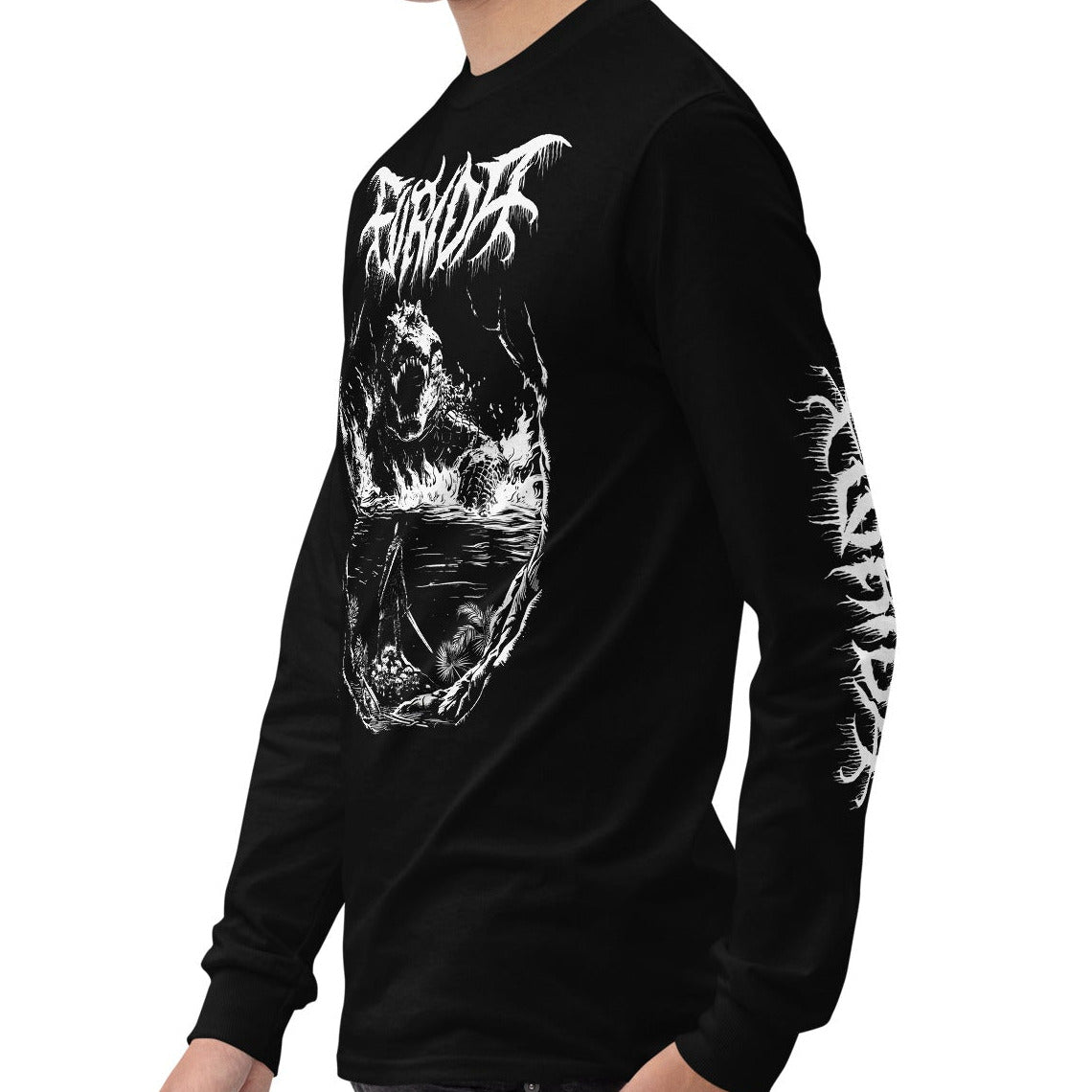 Florida Death Metal Black Long Sleeve T-Shirt