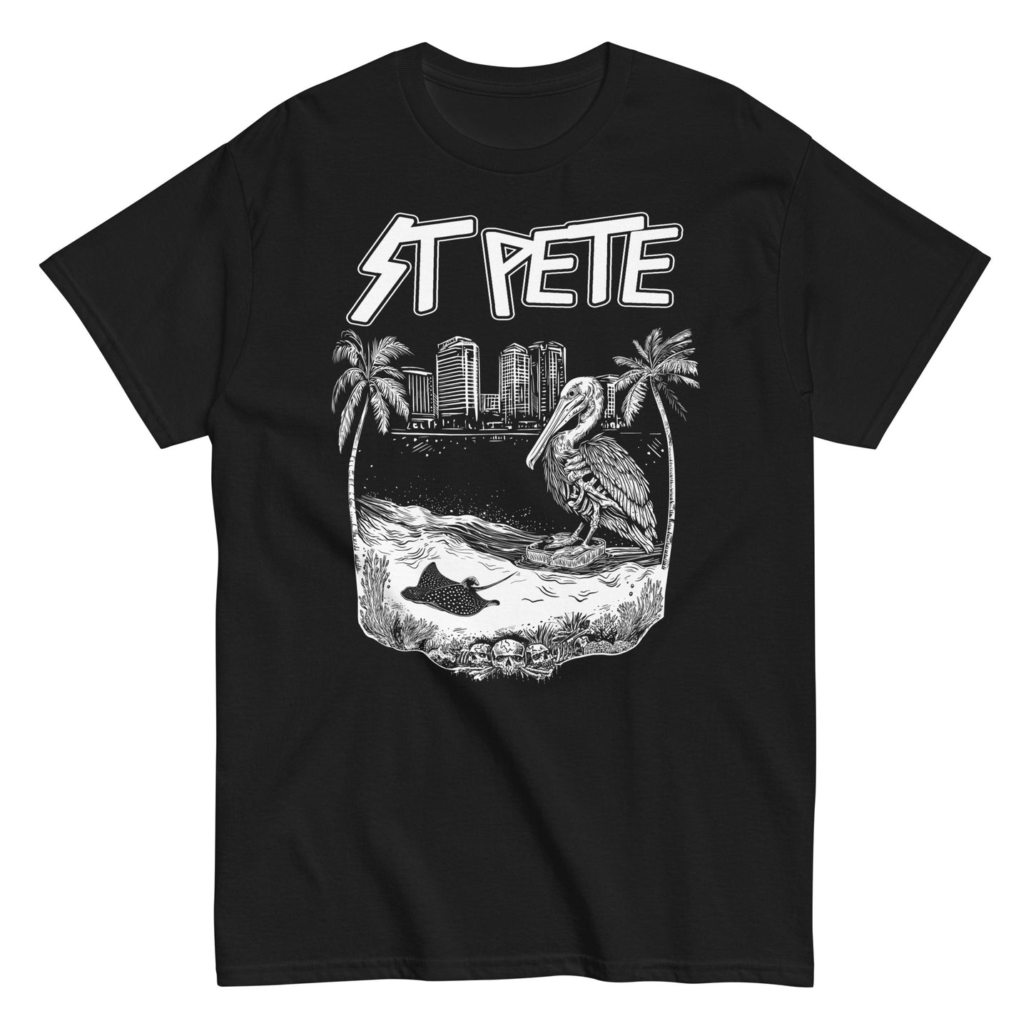 Saint Petersburg, Florida Death Metal T-Shirt