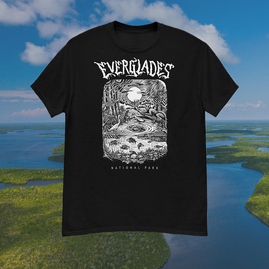 Everglades National Park Short Sleeve Death Metal T-Shirt