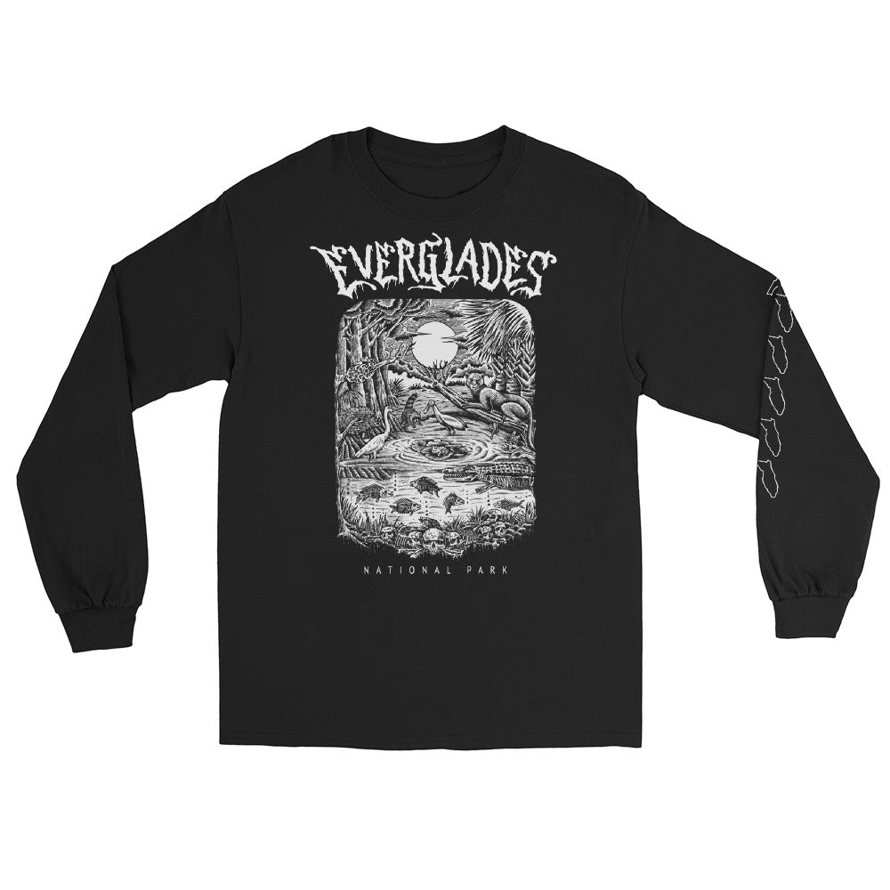 Everglades National Park Long Sleeve Death Metal T-Shirt